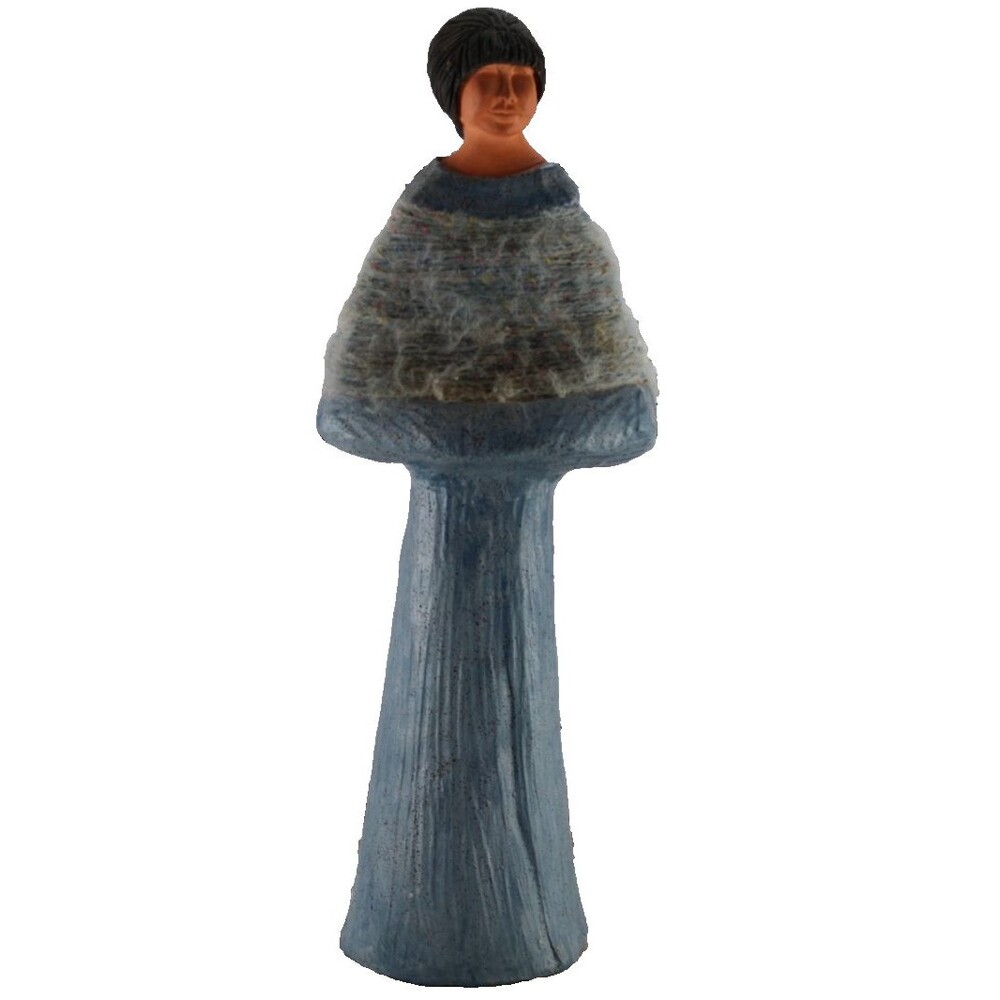 Vintage Hand-Marked Shadow Weaver Studio Pottery Female Figure Art Sculpture